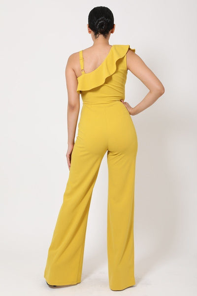 Alexandrina mustard jumpsuit