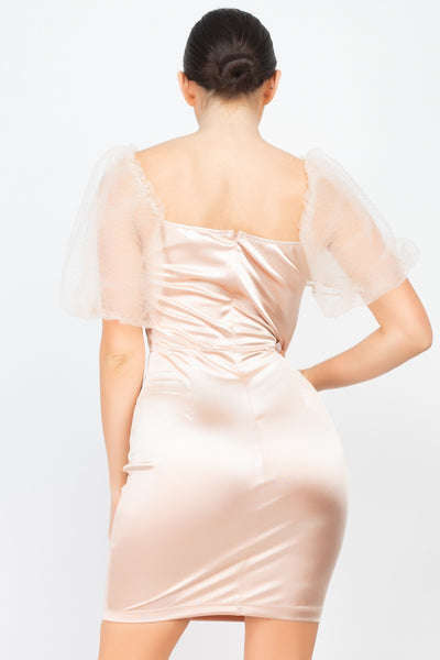 Jade Mini Beige Dress