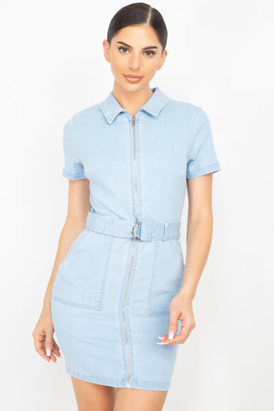 Belkis Denim Dress