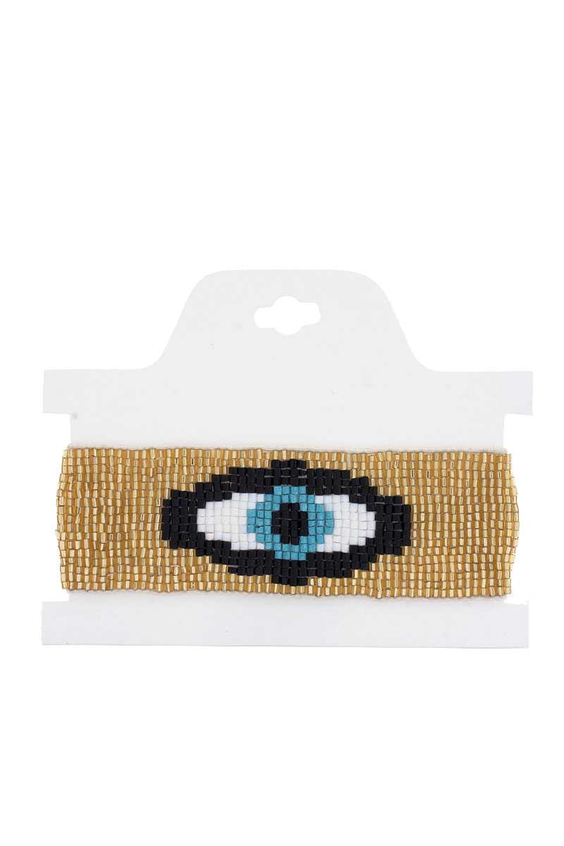 Eye Brick Stitch Bracelet