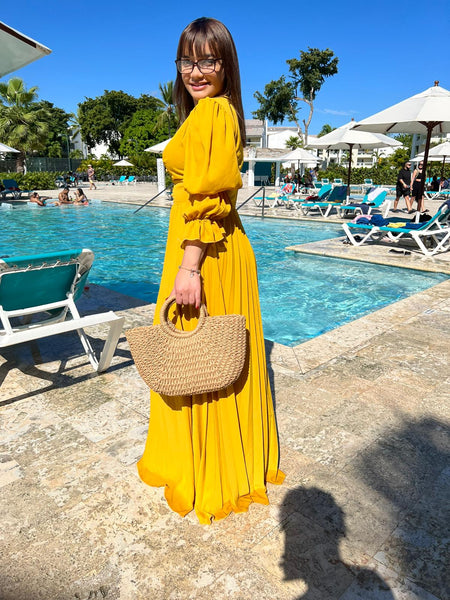 Sunflower Maxi Dress
