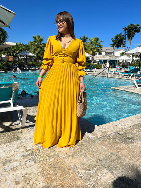 Sunflower Maxi Dress